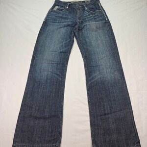 BKE Tyler Straight Leg Jeans Dark Wash Contrast‎ Stitch 30R
